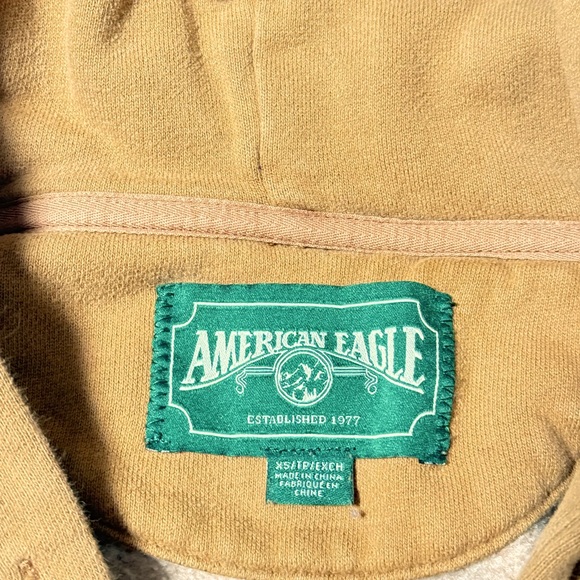 Ladies American Eagle Brown Hoodie size small. - Picture 4 of 4